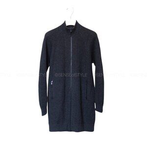 Brunello Cucinelli Cashmere Women  Cardigan Coat Gray Monili Top Knit size XS